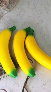 2/4 Chiếc Chuối Squishy Đồ Chơi PU Mềm Chậm Tăng Cường Chống Căng Thẳng Cho Người Lớn Kawaii Chống Lo Âu Tay Fidget Đồ Chơi Cho Văn Phòng Bàn Làm Việc Trang Trí