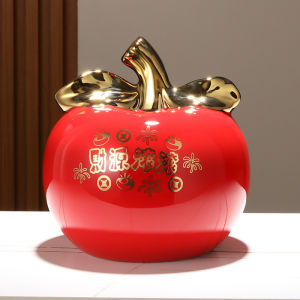 2023 New Christmas Apple Coin Bank Full of Creative Piggy Bank Girls Money Box Only-in-No-out Desirable