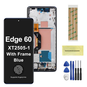 6.67 AMOLED LCD Display Touch Screen Digitizer Assembly for Motorola Edge 60 Compatible with XT2505-1 Mobile Phone Repair Part