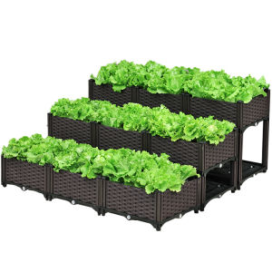 Large Balcony Planting Box Three-Dimensional Flower Pot Slot Special for Vegetable Gardening Courtyard Outdoor Family Tool