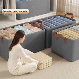 Tempat Penyimpanan Storage Box Organizer Bag Kotak Penyimpanan Box Baju Kotak Serbaguna Multifungsi