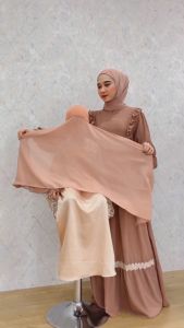 𝐌𝐀𝐊𝐎𝐙𝐀 - Hijab Pashmina Inner Anak 7-12th & Pasmina Inner Anak Ceruty Babydoll