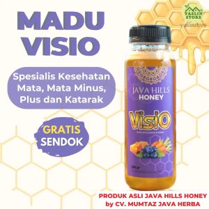 (BISA COD)JAVA HILLS MADU VISIO UNTUK KESEHATAN MATA MINUS PLUS SILINDER RABUN by java hills honey