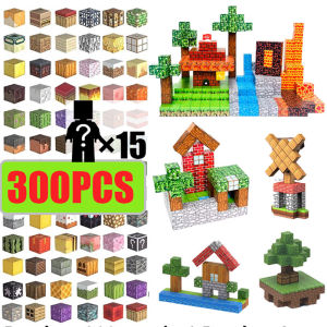 10-300PCS Magnetic Building Blocks Toys Build Mine Magnet World STEM Sensory Construction Set Educational Toys Christmas Gifts