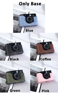 NiYi | Camera Half Case for Fujifilm X-half Camera Protector Cover Pouch Bag Leather Case Bottom Opening Anti-scratch Waterproof