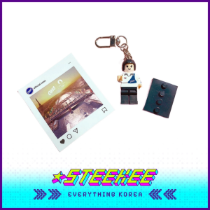 Korea Cass Beer Lego Keychain Merchandise Keyring by Steekee Korea 2487