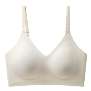 HUACHENGSHI | Wireless Seamless Bra Soft Support Thin Cup Womens Underwear Anti-Sagging Side Fatigue Reduction Beautiful Back Summer Style