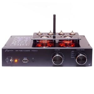 6922 Line Tube Preamplifier Bluetooth 5.2 6N2*3 6K4*3 Tube HIFI Preamplifier Vinyl Turntable Amplifier UBS Music Turntable