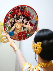 ZLVOEY | Wedding Photo Props Mirror Stickers Decorations