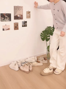 Shoe Stool Cabinet Shoe Rack Stool Storage Modern Storage Stool Cushion Multifunctional Storage Shoe Bench