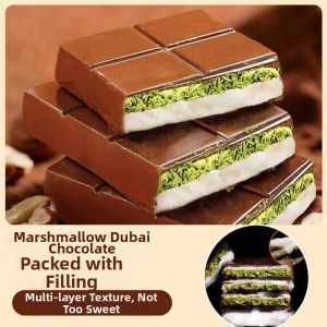 LUNZEQIN | Hazelnut Crisp Filled Cloud Marshmallows