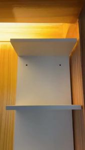 FOSWELL Wall Rack Hanging Display Rack Bookshelf Shelf Wall Mounted Wood Shelves For Wall Rack
