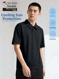 TUCANO | Summer Mens Business Casual T-Shirt Breezy Breathable Sun Protection