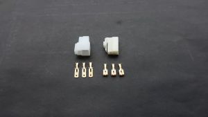 Socket + Skun Motor Mobil 3 Pin Besar - Soket Sambungan Kabel Male Female