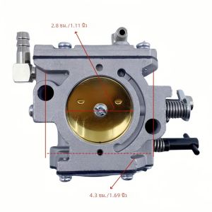 คาร์บูเรเตอร์สําหรับ Walbro WB-37-1 WB-37 WB-47 185 F200 F100 130cc-200cc OEM 472-03900-0C0 เครื่องตัดหญ้าเครื่องยนต์