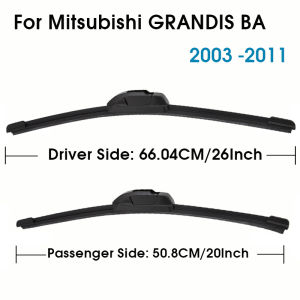 Car Wiper Blades For Mitsubishi GRANDIS BA 2003-2011 Windshield Windscreen Front Window Blades Car Accessories