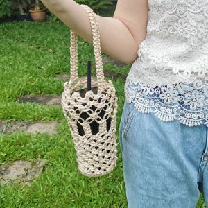 ถุงใส่แก้วน้ำ 30ออนซ์ handmade แข็งแรง กระเป๋าใส่แก้วน้ำเก็บความเย็น