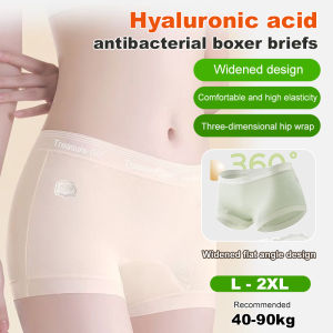 Womens Pure Cotton Boxer Briefs 2025 New Mid-Waist Seamless Cotton 7a Grade Antibacterial Extended Crotch Girls Boxer Briefs