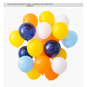 HUAFANGXISHI | Safe Thickened Matt Finish Eco-friendly Colored Birthday Photo Props Balloons