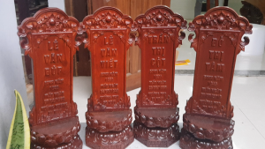 Chạm khắc theo yêu cầu Bài vị thờ - Linh vị thờ Hương Linh gỗ tự nhiên - Hương vị gỗ