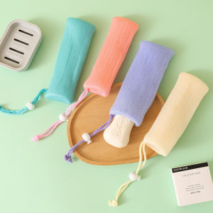 Manual Soap Foaming Net Small Foam Net Face Wash Cleaning Milk Foaming Net Soap Bag for Personal Bathroom Household Use