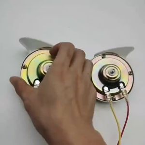 2pcs Horn for Motorcycle: Magic 18 Snail Horn & 12V Electric Digital Siren