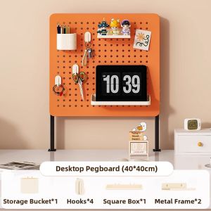 Free-standing Hole Board Storage Shelf