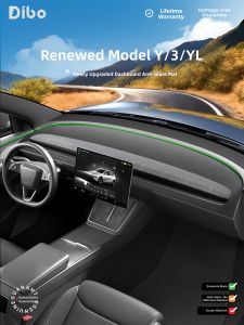 DIBOCHEPIN | Sun Protection Dashboard Cover for Tesla Models