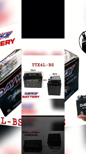 HONDA Beat Premium BATTERY ( YTX4L-BS ) ORIGINAL DAYWAY MOTORCYCLE BATTERY