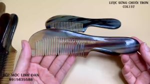[FREESHIP MAX]Lược sừng xuất Nhật size 18cm (COH137)  Chuôi tròn bóng đẹp