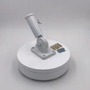 180 Derajat Braket Sudut Tiang Bendera / Aluminum Holder Tiang Bendera / Penahan Tiang Bendera Adjustable