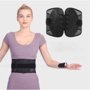 【WJ】Lumbar Intervertebral Disc Belt Protector Pulley Compression Rope Belt Protector Waist Support Mens and Womens Breathable Mesh Belt