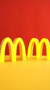 Mcdonalds Logo Led Night Light Lamp MCD Lamp W Logo Night Light Lamp Ins Stlye Night Light Lamp Cute Night Light Lamp