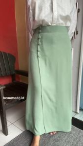 Alesha Skirt Rok Korean Style Crinkle Midi Maxi Skirt