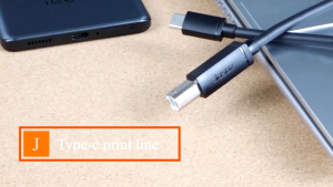 Jasoz USB C to USB Type B 2.0 Cable Type C Printer Cable Scanner Cord and More For Phone Tablet PC
