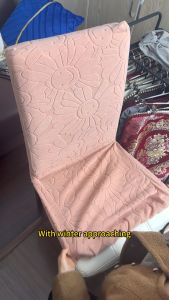 （การจัดส่งจากประเทศไทย）ปลอกหุ้มเก้าอี้ลายดอกทานตะวัน ปลอกหุ้มเบาะเก้าอี้แบบยืดหยุ่น ปลอกหุ้มเบาะเก้าอี้แบบถัก ปลอกหุ้มเก้าอี้ทานอาหาร ปลอกหุ้มเก้าอี้ ของตกแต่งบ้าน