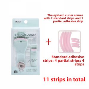 Marian Natural Curl Eyelash Curler Segmented Design with Replacement Pad Free 1 Piece Face Beauty Makeup Tool Any Skin Type