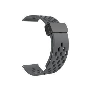 20mm 22mm Hole Silicone Magnetic strap for Samsung Galaxy Watch 6 4 classic bracelet for Samsung Watch 5pro Active2 Gear S3 Band