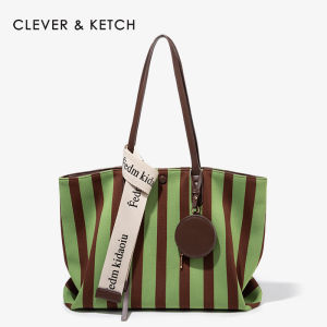 Fashionable Large Capacity Color Block Tote Bag Womens Single Shoulder Bag Commuter Bag Soft Handbag Polyester Lining