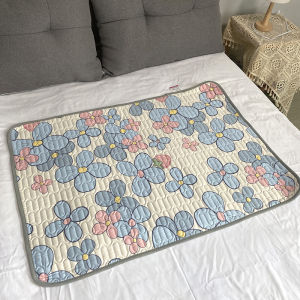 Pure Cotton Bed Pad Absorbent Mat Water Proof Sweat Proof Urine Proof Washable Mat for Student Dormitory Bed Care All Seasons