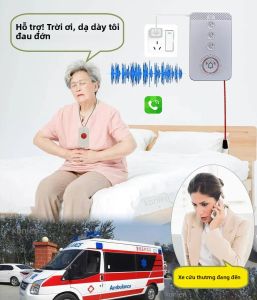 Nút Bấm Khẩn Cấp SOS 4G Báo Động Cuộc Gọi Khẩn Cấp Nút Báo Động GSM Điện Thoại Thoại Cho Người Cao Tuổi Trẻ Em Thiết Bị Tìm Kiếm Người Gặp Nạn