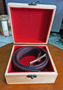 Dây lưng da Bò may bằng tay