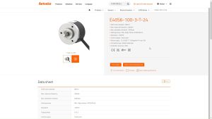 Autonics - E40S6-100-3-T-24 ROTARY ENCODER DIA. 40MM Shaft 6mm 100P/R Totem pole 12-24Vdc (โรตารี่เอ็นโค้ดเดอร์ ขนาดเส้นผ่านศูนย์กลาง 40มม. แกน 6 มม 100 พัลล์ต่อรอบ)