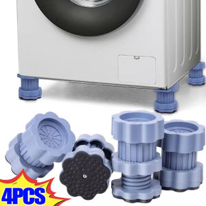 4/1 cái Giá đỡ giảm chấn hỗ trợ không đệm chống trượt cố định cho tủ lạnh chống rung miếng đệm chân máy giặt Chiều cao có thể điều chỉnh