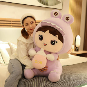 GẤU BÔNG KHỦNG LONG BÚP BÊ ÔM BÌNH SỮA THÚ BÔNG BABY DOLL COSPLAY KHỦNG LONG MỀM MỊN CAO CẤP GIÁ RẺ