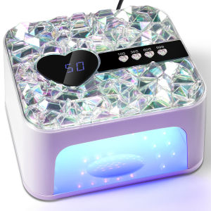 เครื่องอบเล็บยูวีแบบมืออาชีพ 45 LED พร้อมเซ็นเซอร์ตั้งเวลา อบแห้งเร็วสำหรับเจลทาเล็บ ไฟ LED สำหรับอุปกรณ์ร้านทำเล็บ