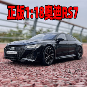 รุ่นจำกัด 118 ออดี้ RS7 รุ่นรถจำลองซีดานรถแข่งรถสะสมของเล่นรถไดคาสรุ่นสะสมหมายเลข