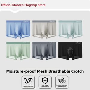 MiiOW | Ice Silk Breathable Mens Boxer Shorts