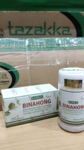 Kapsul Binahong Herbal Mempercepat Penyembuhan Luka Kanker Tazakka Original Isi 60 Kapsul