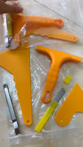 Dụng Cụ Dán Phim Cách Nhiệt Ô Tô - Dán Decan Ô Tô Xe Máy - Gồm 5 chi tiết